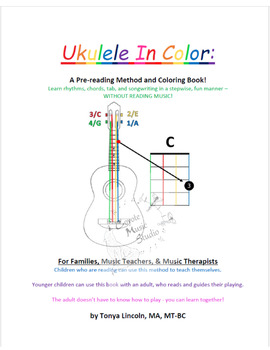 Preview of Ukulele in Color: A Pre-Reading Method and Coloring Book!