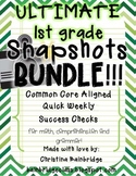 Ultimate 1st Grade Snapshots Bundle- Math, Grammar, and Co