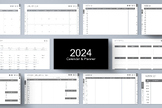 Ultimate 2024 Digital Calendar & Planner | Fully Hyperlink