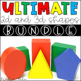 Distance Learning 2d and 3d Shape Activities and Centers BUNDLE