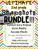 Ultimate 2nd Grade Snapshots Bundle- Math, Grammar, and Co