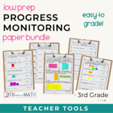 Ultimate 3rd Grade Progress Monitoring Paper Bundle