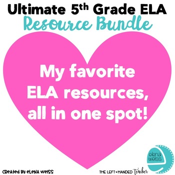 Preview of Ultimate 5th Grade ELA Bundle