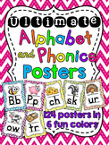 Alphabet Posters and Phonics Posters Huge BUNDLE (Cute Cla