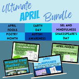 Ultimate April Activities Bundle | Digital and Print | Ele