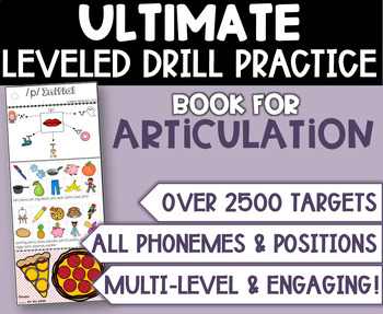 Preview of Ultimate Articulation Drill Book for Speech Therapy