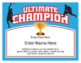 Ultimate Award Certificate — Editable (PDF)