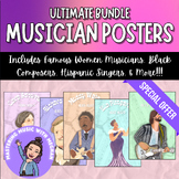 Ultimate Bundle Famous Musician Posters - Pastel Music