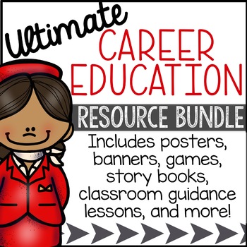 Preview of Career Education Resources Bundle for Elementary School Counseling