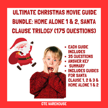 Preview of Ultimate Christmas Movie Guide Bundle: Home Alone 1 & 2, Santa Clause Trilogy