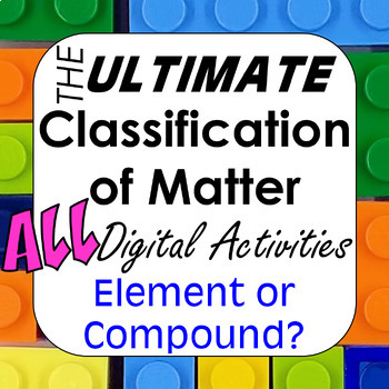 Preview of Ultimate Classification of Matter #1-11 Element or Compound?