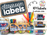 Rustic Classroom Supply Labels