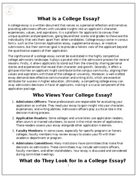 Preview of Ultimate College Essay (Extra Large) Bundle: Over 50 Pages of Expert Activities