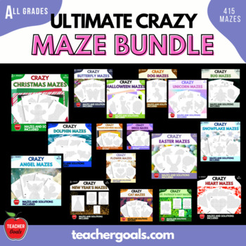 Preview of Ultimate Crazy Maze Bundle | Kid’s Activity
