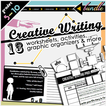 Preview of Creative Writing Organizers & Activities Bundle