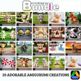 Ultimate Crochet Pattern Bundle: 20 Adorable Amigurumi Creations