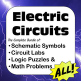 Preview of Ultimate Current Electricity Schematic Symbol Inquiry Lab Logic Puzzle+Maths Set