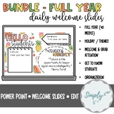 Ultimate Daily Slides and Activities Bundle | Organization
