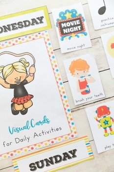 Preview of Editable Daily Visual Schedule Cards Ultimate Bundle