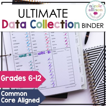 Preview of Ultimate Data Collection Binder for Speech and Language 6-12