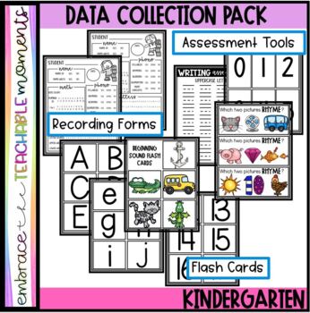 Preview of Kindergarten Data Collection Pack