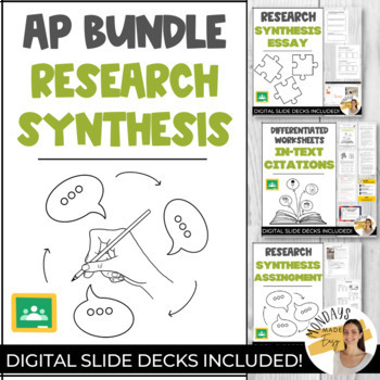 Preview of Ultimate Digital RESEARCH SYNTHESIS ESSAY BUNDLE for AP Language and Composition