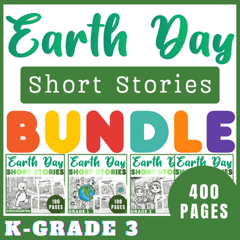 Preview of Ultimate Earth Day Short Stories Reading Comprehension Questions Bundle for K-3