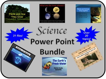 Preview of Ultimate Elementary Science PowerPoint Resource bundle