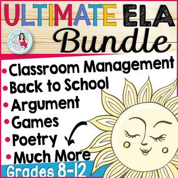 Preview of Ultimate English Language Arts Resource MEGA Bundle for Middle & High School