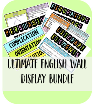 Preview of Ultimate English Wall Display Bundle