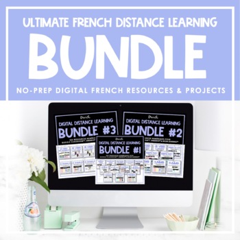 Preview of Ultimate FRENCH Digital Distance Learning Resource Bundle