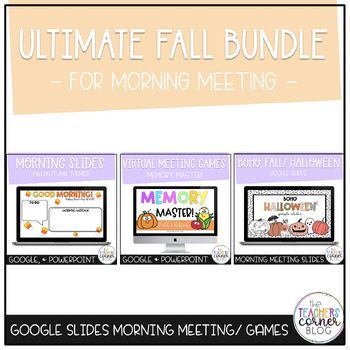 Preview of Ultimate Fall Resources Bundle | Morning Meeting