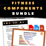 Ultimate Fitness Components Bundle! PowerPoints, Assessmen