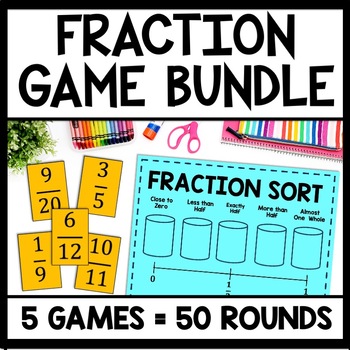Preview of Fraction Practice Hands on Activities, Montessori Math Centers, Sort Games
