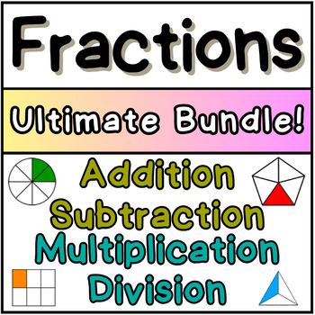Preview of Ultimate Fractions Bundle: 5th Grade!
