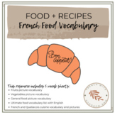 Ultimate French Food Vocabulary Sheets (La nourriture)
