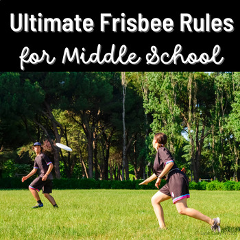 Ultimate Frisbee Unit - Rules & Fields, Sport Ed Model by Sarah Casey PE