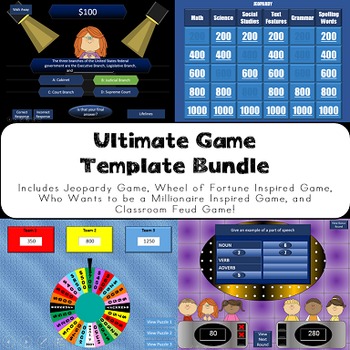 Preview of Ultimate Game Show Template Bundle