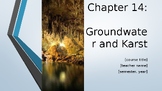 Ultimate Geology Powerpoint 13 - Groundwater Karst