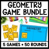Attributes of Shapes, 5th - 4th Grade Geometry Games & Pra