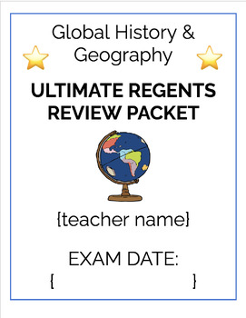 Preview of BUNDLE! Ultimate Global History & Geography Regents Review Packet