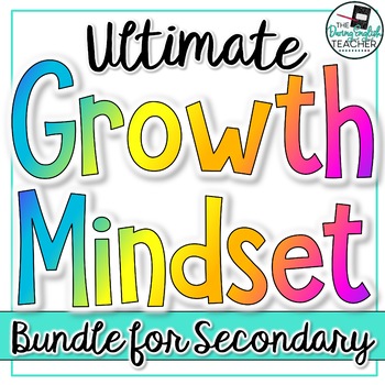 Preview of Ultimate Growth Mindset Bundle for Secondary