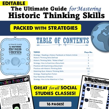 Preview of Ultimate Guide for Mastering Historic Thinking