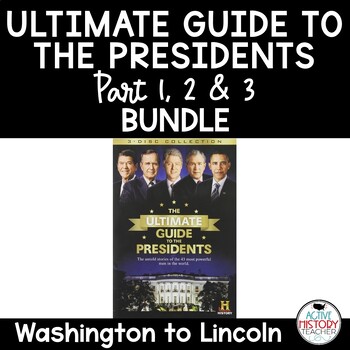 Preview of Ultimate Guide to the Presidents BUNDLE  Part 1 2 and 3 Print and Digital
