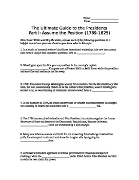 Preview of Ultimate Guide to the Presidents Part 1