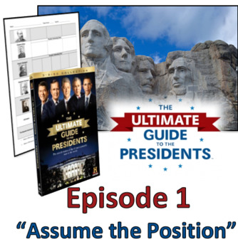Preview of Ultimate Guide to the Presidents - Video Graphic Organizer Episode 1