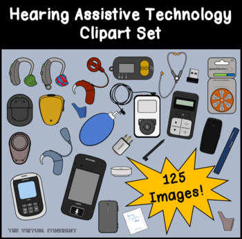 Preview of Ultimate Hearing Assistive Technology Clipart Set