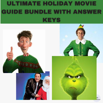 Preview of Ultimate Holiday Movie Guide Bundle with Answer Keys