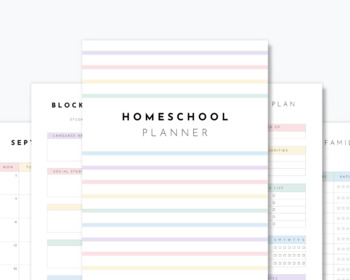 Preview of Ultimate Homeschool Planner | 250+ Pages