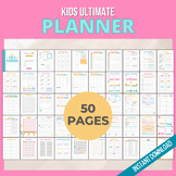 Ultimate Kids Printable Planner, Journal 50 Printable Pages